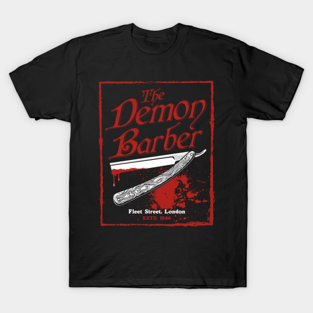 The Demon Barber 1846 T-Shirt by SunsetSurf